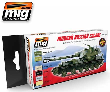 MODERN RUSSIAN CAMO COLOR SET