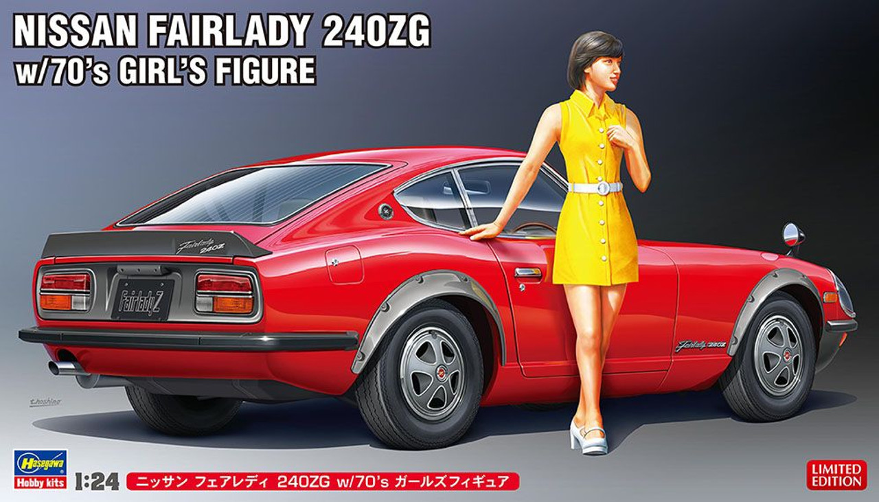Nissan Fairlady 240ZG w '70s Girl