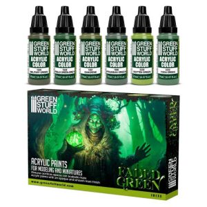 PAINT SET FADED GREEN