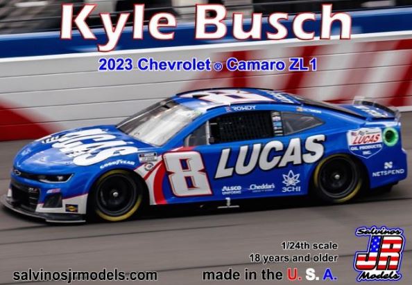 Richard Childress Kyle Bush 2023 Camaro “Lucas Oil”