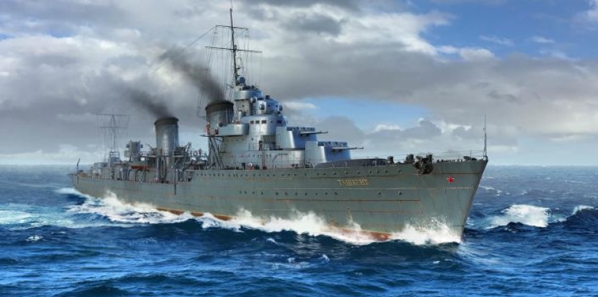RUSSIAN DESTROYER TASZKIENT 1942