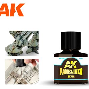 Ak Interactive Sepia Paneliner 40Ml