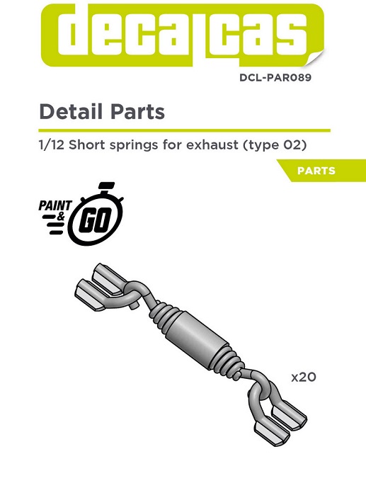 SHORT SPRINGS FOR EXHAUSTS TYPE 2