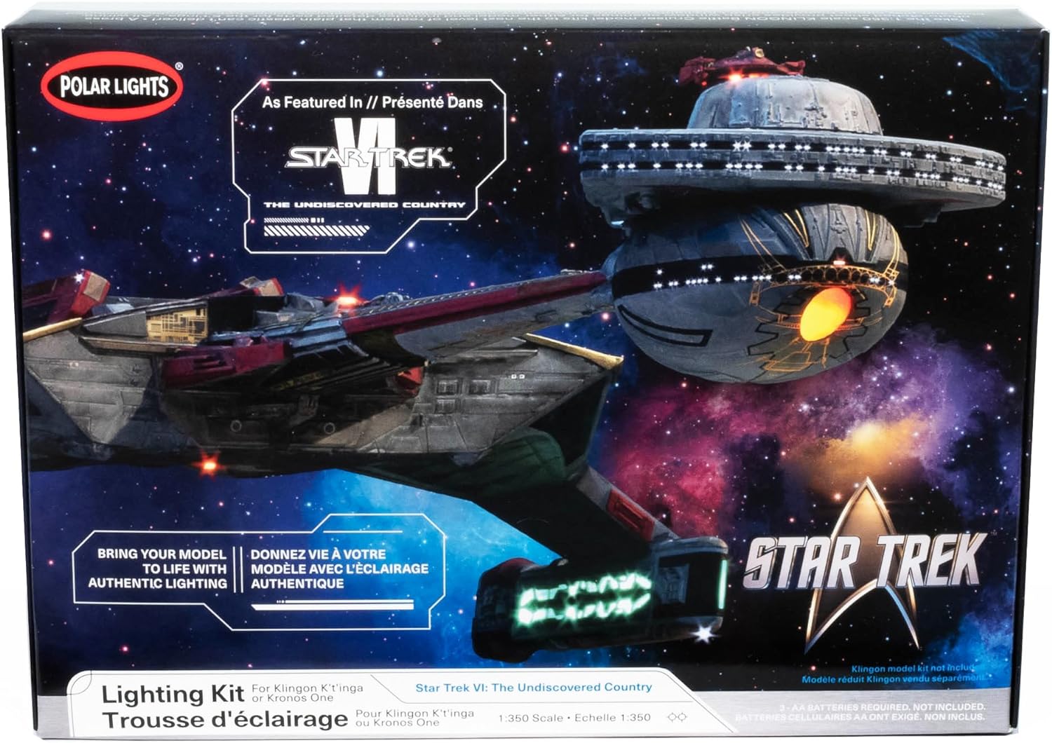 Star Trek Lightning set for the Klingon K'T'Inga or Kronos one