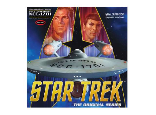 Star Trek TOS Klingon D7 Snap Window Box Pre decorated