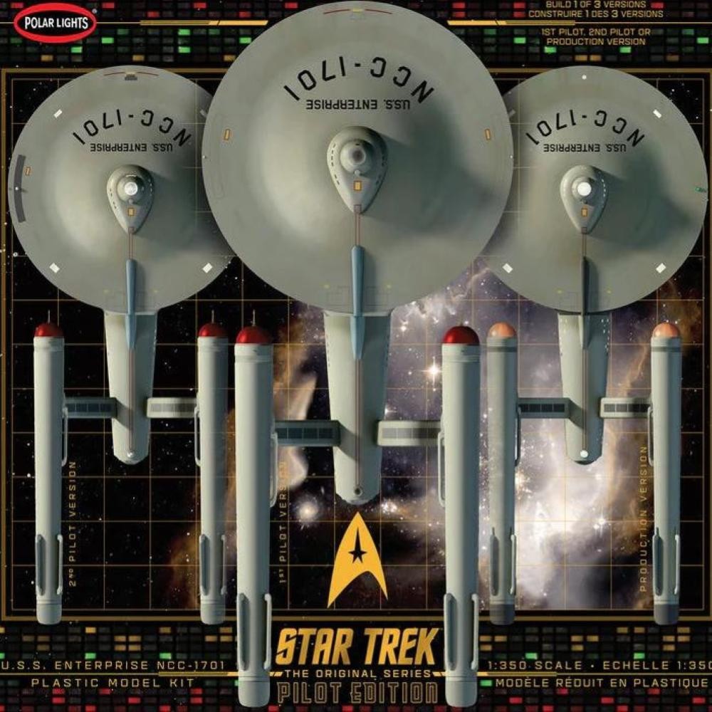 Star Trek TOS U.S.S. Enterprise with Pilot Ed. Parts