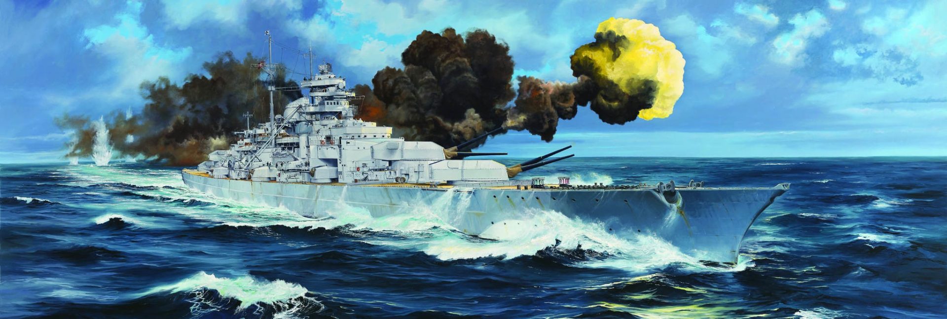 trumpeter german bismarck battleship 1op200 2