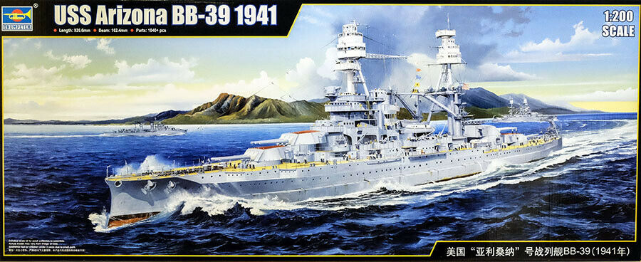 trumpeter uss arizona bb 39 2