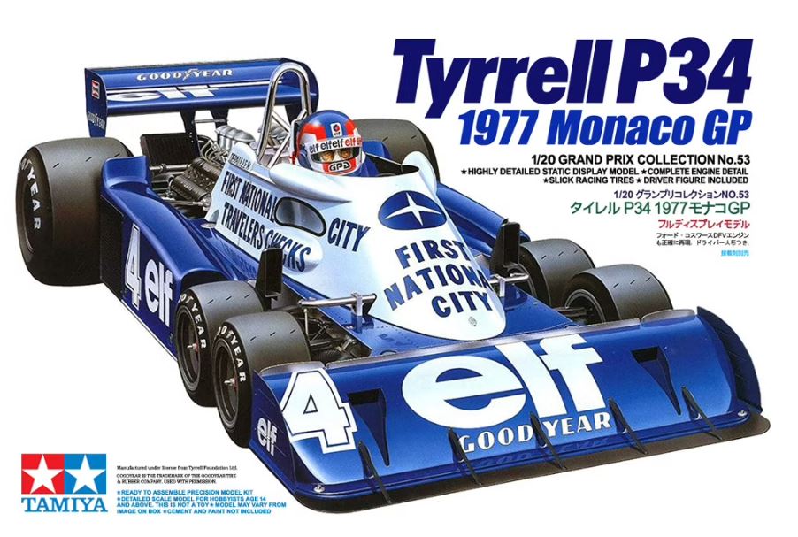 tyrrell p34 1977 monaco gp