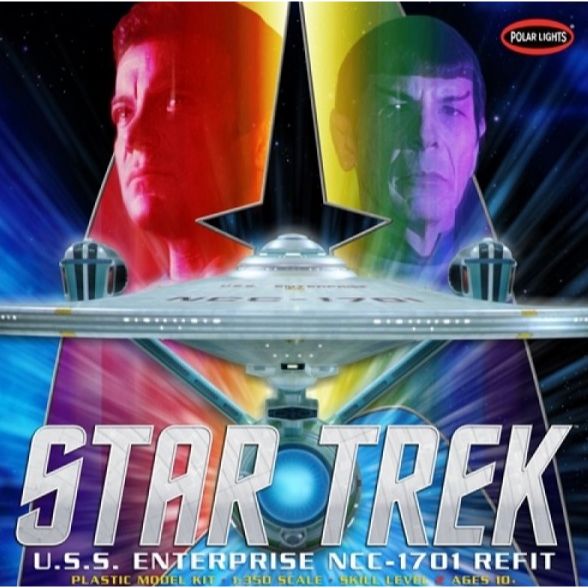 white uss. ENTERPRISE NCC 1701 REFIT