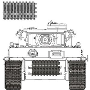 WORKABLE TRACK LINK FOR TIGER I EARLY