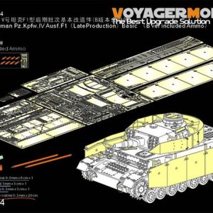 WWII GERMAN PZ. KPFW. IV AUSF. F1 LATE PRODUCTION BASIC INCLUDED AMMO