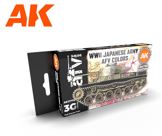WWII JAPANESE ARMY AFV COLORS SET