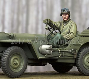 WWII US JEEP DRIVER